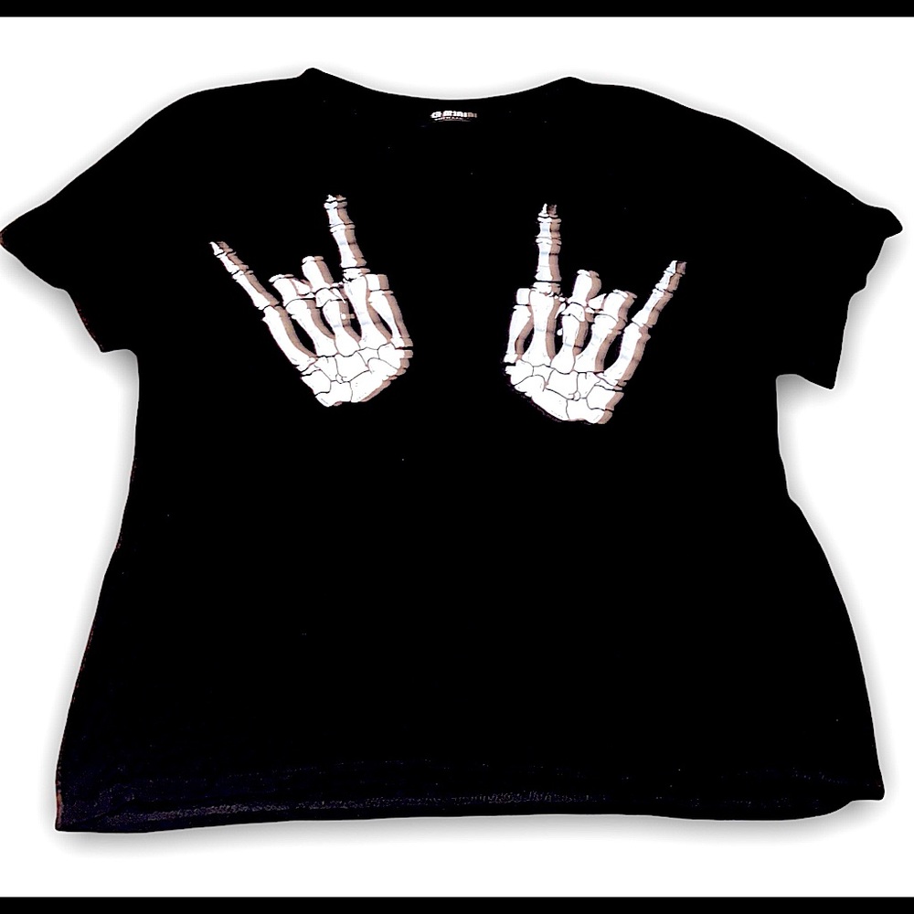 G-Mini Rockstar Skull Tee